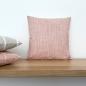 Preview: Kissenhülle Flame altrosa Bluse einfarbig Leinenstruktur