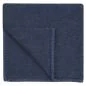 Preview: Baumwolldecke Sylt David Fussenegger marine blau 140x200