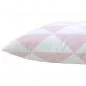 Preview: Kissen mit Dreiecksmuster in rosa-weiss 40 x 60 cm