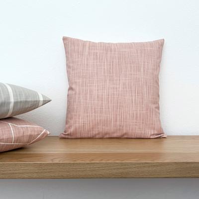 Kissenhülle Flame altrosa Bluse einfarbig Leinenstruktur