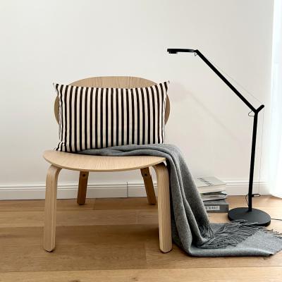 Kissenhülle Kissenbezug Dekokissen Sofakissen CHEST braun Natur gestreift Streifen Herbst Winter