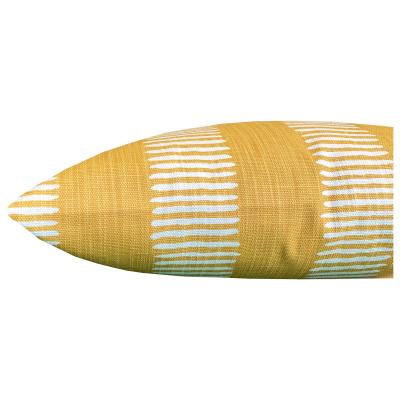 Preview: Kissenbezug Sofakissenhülle Kissenhülle für Dekokissen Kissen Zierkissen Dashe in goldgelb gelb Leinen skandinavisch Landhaus Frühjahr Sommer