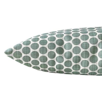 Preview: Kissenbezug Paco blassgrün gepunktet