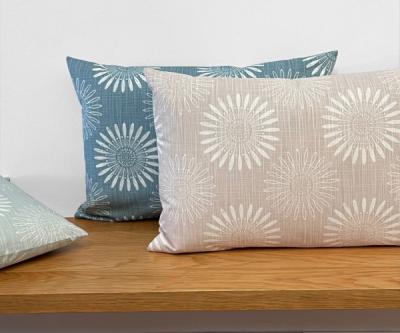 Preview: 1 Kissenbezug IVA puder rose pastell Blumen Sofakissen Dekokissen Frühling Sommer Kissen Zierkissen Landhausstil 30x50 40x60