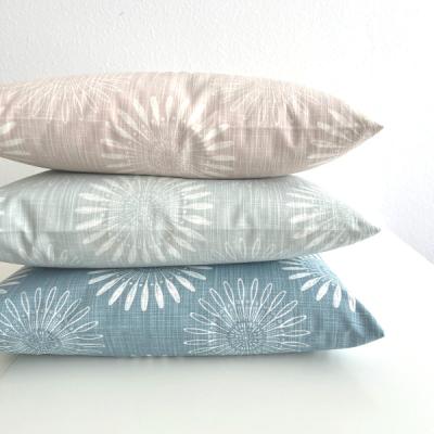 Preview: 1 Kissenhülle IVA puder rose pastell Blumen Sofakissen Dekokissen Sommer Kissen Zierkissen Landhausstil 40x40 50x50 60x60