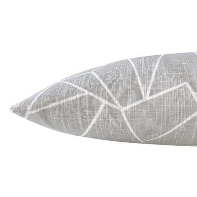 Preview: Kissenbezug Cutglass in hellgrau