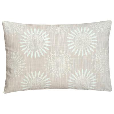 Preview: Kissen Iva blütenrosa rose gemustert Frühling Sommer Sofakissen Dekokissen