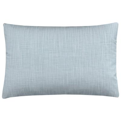 Preview: Kissenbezug FLAME Mineral Blue hellblau uni Sofakissen Dekokissen Sommer Kissen Zierkissen Landhaus einfarbig 30x50 40x60