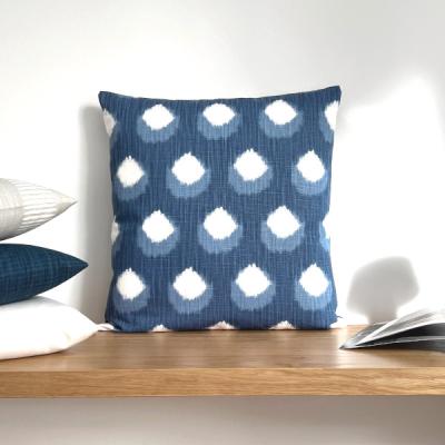 Preview: 1 Kissenbezug CASA blau weiß Landhaus maritim Kissen Kissenhülle Sofakissen Dekokissen 40x40 50x50 60x60