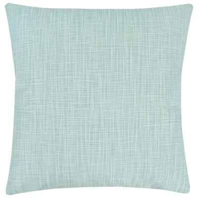 Preview: Kissenbezug FLAME blasstürkis Sofakissen Frühling Sommer Kissen Zierkissen Landhausstil türkis einfarbig uni 40x40 50x50 60x60