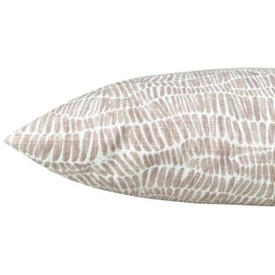 Preview: Kissen Kissenhülle Sofakissen BROKE zartes Blütenrosa rose gemustert Frühling Sommer