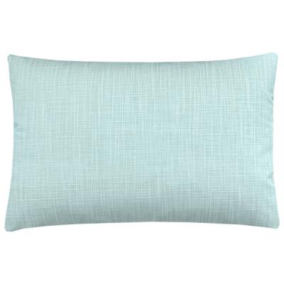 Preview: Kissenbezug FLAME blasstürkis Sofakissen Frühling Sommer Kissen Zierkissen Landhausstil türkis einfarbig uni 30x50 40x60