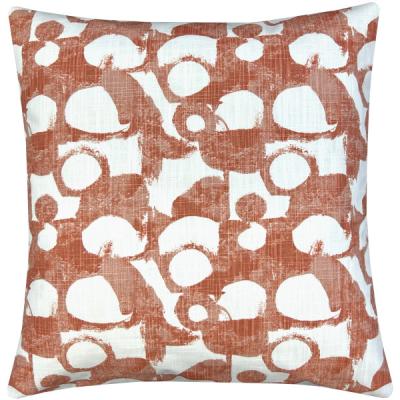 Preview: Kissen REVOL in terracotta orange geometrisch skandinavisch