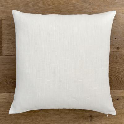 Preview: Kissenhülle Luxe in Weiß Baumwolle Leinen