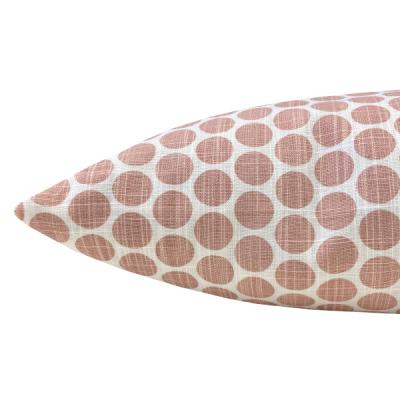 Preview: Kissenhülle Kissen Sofakissen PACO altrosa Punkte skandinavisch Landhausstil