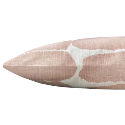 Preview: Kissenbezug Dot in altrosa rosa pastell Batikdruck skandinavisch Landhausstil