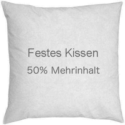 Preview: Kissenfüllung Innenkissen Füllkissen Federkissen 40 x 40 cm beige 50% Mehrfüllung Inlett Kissen Sofakissen Dekokissen