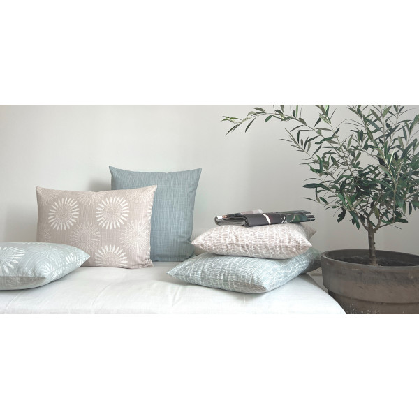 Bestickter Kissenbezug 45x45cm - Blumen Design Für Sofa & Wohnzimmer