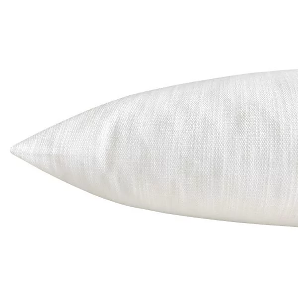 Kissenhülle Luxe in Weiß Baumwolle Leinen